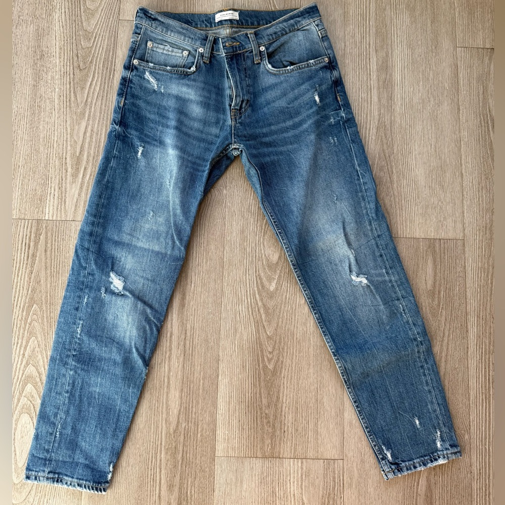 Zara Woman Classic Blue Jeans